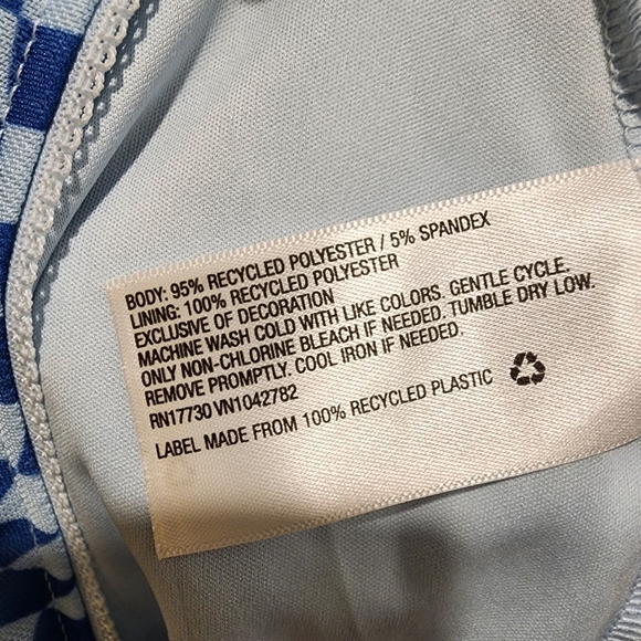 Wild and fable blue mesh mini skirt size M NWT - Picture 11 of 12